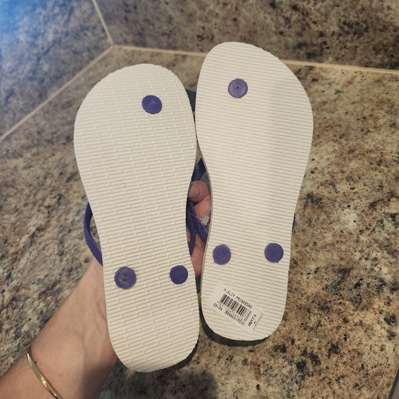 Havaianas Disney Princess Ariel Little Mermaid Thong Flip-Flops Sandal Girls 3/4 - Picture 7 of 7